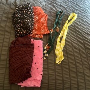 Lot of Madewell bandanas and neck ties